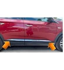 Opel Grandland Uyumlu X Yan Kapı Çıtası -2016 Paslanmaz Çelik Parça