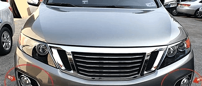 Kia Sorento 2010 Sonrası Ön Panjur Izgara Krom