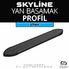 Skyline Siyah Yan Basamak Profil 153 Cm