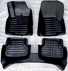 Audi A3 8V HB ve Sedan Uyumlu 2013-2020 5D Havuzlu Karbon Dizayn Paspas Seti