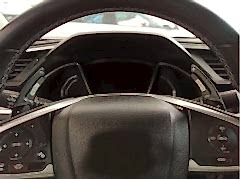 Honda Civic Uyumlu Fc5-Fk7 2016-2020 Savanını Paddle Shift Black