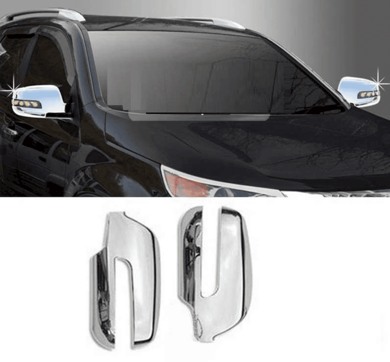 Kia Sorento Uyumlu 2010 2013 Ayna Kapağı ABS Krom Parça