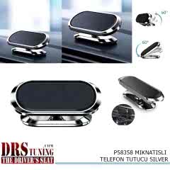 Oto Telefon Tutacağı Mıknatıslı Gri