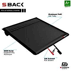 Ford F150 Uyumlu S-Back Sürgülü Kapak Siyah V1 2021 Üzeri Parça