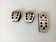 Ford Focus Uyumlu 2010-2019 Pedal Seti Kırmızı Yazılı Manuel