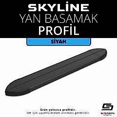 Skyline Siyah Yan Basamak Profil 203 Cm Etekli