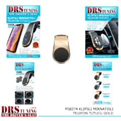 Oto Telefon Tutacağı Klipsli Mıknatıslı Gold