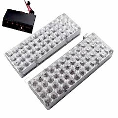 Flaşlı İkaz Lambası 96 Led Kırmızı Kırmızı / Lapa19-4