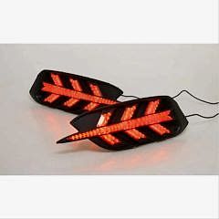 Honda Civic Uyumlu Fc5 2016-2020 Arka Sis Ledi Uçak Dizayn Haraketli