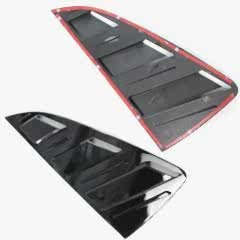 Polo 2019 Uyumlu Sonrası Kelebek Cam Vizörü Kaplama (Parlak Siyah) Parça