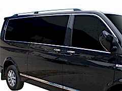 VW Transporter T6.1 Cam Çerçevesi 14 Prç. Krom (K.Ş.) Çift Sürgü 2020 ve Sonrası