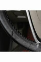 Peugeot 306 93-02 Dikmeli Hakiki Deri Direksiyon Kılıfı Siyah