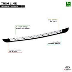 S-Dizayn VW Transporter T6.1 TrimLine Gri Arka Koruma 2019-2025