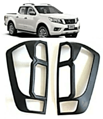 Nissan Navara Uyumlu 2016 Sonrası Arka Stop Kaplama ABS Siyah Parça