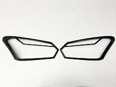 İsuzu D-Max Uyumlu 2018+ Far Çerçevesi Kaplama Siyah Sinyal Çizgili