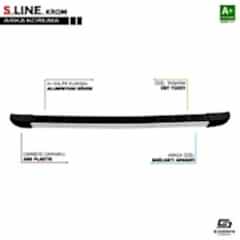 S-Dizayn Ford Connect S-Line Krom Arka Koruma 2002-2008