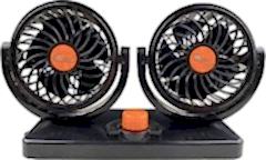 Space Çift Başlıklı 5 İnç Araç Fanı 12V / Hafa29