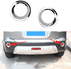 Nissan Qashqai Uyumlu 2006 2009 Arka Reflektör Çerçevesi Krom Parça