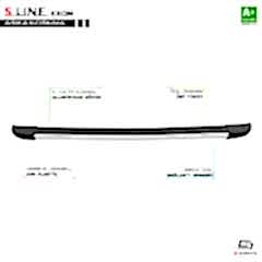 S-Dizayn Toyota Proace City S-Line Krom Arka Koruma 2018 Üzeri