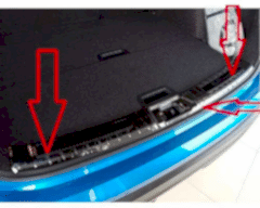Nissan Qashqai Uyumlu 2014 2020 Arka Tampon Eşiği Krom Parça