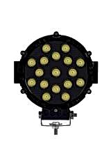 Off Road Sis Lambası Siyah 16 Cm Yuvarlak 17 Led 1 Adet