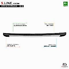 S-Dizayn VW Transporter T6 S-Line Krom Arka Koruma 2015-2019