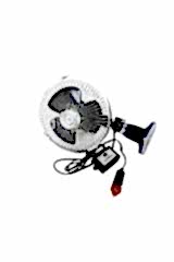 Oto Araç Içi Vantilatör Krom Çerçeveli Vantuzlu 6 Inc