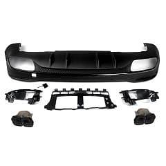 Gle 2019+ İçin Gle63 Difüzör Ve Egzoz Seti (Siyah)(Amg İçin)