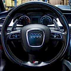 Audi A3 Uyumlu & A4 & A5 (2013-2016) Paddle Shift (F1 Vites Kulakçık) - Siyah