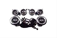 Mercedes W213 Uyumlu E Serisi 2018+ 64 Renk Ön Havalandırma Menfez Seti Ambians Set (Multicolor)