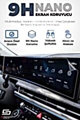 S-Dizayn Togg T10X 9H Nano İç Merkezi Kontrol Ekran Koruyucu (MAT) 2023 Üzeri A+ Kalite