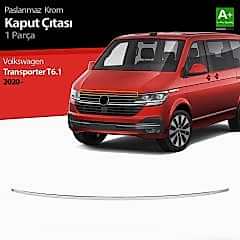 Volkswagen Transporter Uyumlu T6.1 Krom Kaput Çıtası 2020 Üzeri