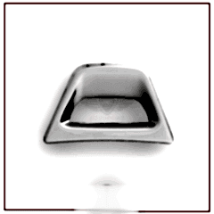 Renault Megane Uyumlu 4 Direksiyon Kromu -2016 Paslanmaz Çelik Parça