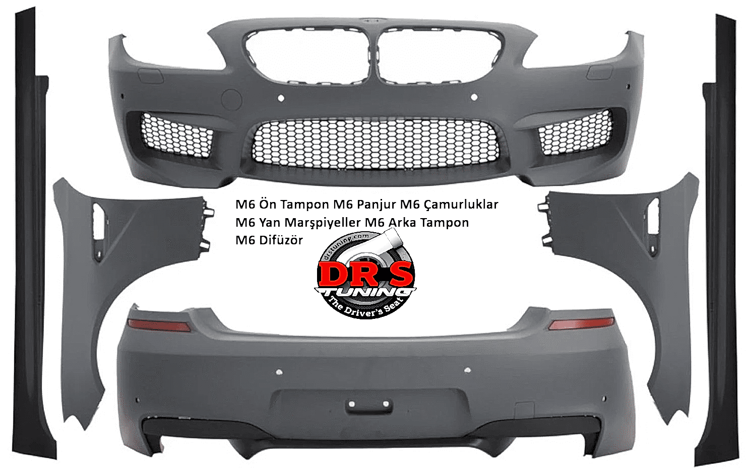 Bmw F06-F12-F13-Uyumlu 2012 Sonrası M6 Body Kit Set (Taiwan)