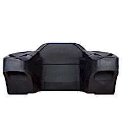 Atv Çantası Uyumlu Arka Lux 140 Litre, Mat Siyah ,Kilitli Pe