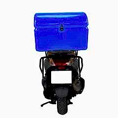 Motosiklet Servis Uyumlu Çantası Maxi Box Mavi 180 Litre, Kilitli, Kaldıraç Pe