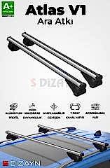 S-Dizayn Subaru İmpreza HB S-Bar Atlas V1 Ara Atkı Tavan Taşıyıcı Barı Gri 120 Cm 2007-2015 A+ Kalite
