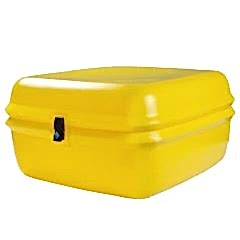 Motosiklet Servis Uyumlu Çantası Midi Box Sarı 110 Litre, Kilitli, Kaldıraç Pe