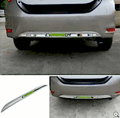 Toyota Corolla Uyumlu 2013 2018 Arka Tampon Koruma Krom Parça