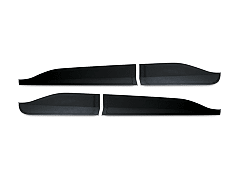 DACIA SANDERO 2021 Set 4 Parça Kapı Kaplama Siyah Mat Asa Kum Desen Standart