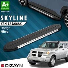 S-Dizayn Dodge Nitro Skyline Krom Yan Basamak 153 Cm 2007-2012 A+ Kalite