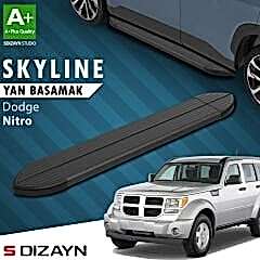 S-Dizayn Dodge Nitro Skyline Siyah Yan Basamak 153 Cm 2007-2012 A+ Kalite