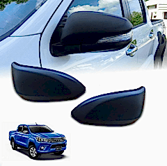 Toyota Hilux Uyumlu 2016 Sonrası Ayna Kapağı ABS Siyah Parça