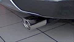 Honda Cr-V Uyumlu 2012-2017 Oval Egzoz Nikelaj