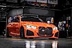 Bmw 3 Uyumlu Serisi G20 İçin G22 Dönüşüm Ön Tampon & Panjur Seti