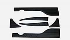 ISUZU D-MAX 2012 Set 6 Parça Kapı Kaplama Siyah Mat Asa Kum Desen Yarasa