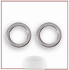 Renault Clio Uyumlu 4 Sis Far Çerçevesi 2012-2016 Paslanmaz Çelik Parça