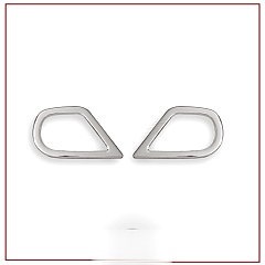 Renault Clio Uyumlu 4 Sis Far Çerçevesi 2012-2018 Paslanmaz Çelik Parça