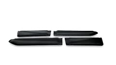 ISUZU D-MAX 2020 Set 4 Parça Kapı Kaplama 9203 Siyah Mat Asa Kum Desen Standart