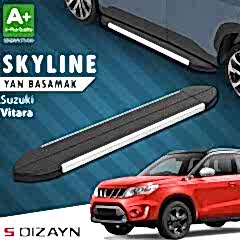 S-Dizayn Suzuki Vitara 4 Skyline Aluminyum Yan Basamak 163 Cm 2015 Üzeri A+ Kalite